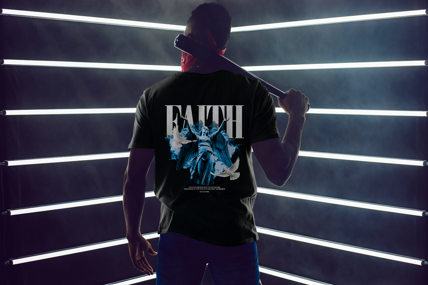 FAITH Backprint Premium Oversize T-Shirt