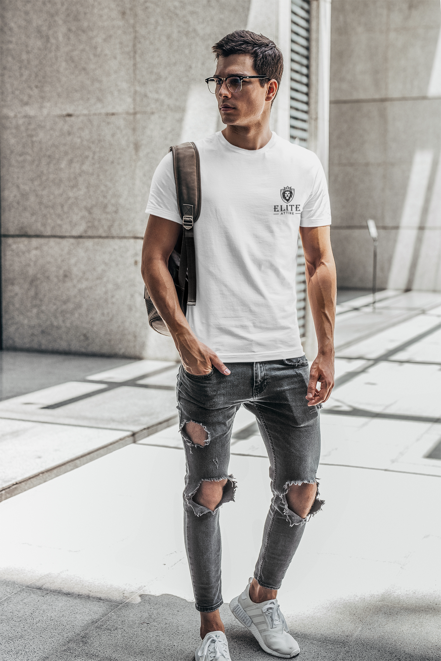 ELITE ATTIRE CLASSICS B&W T-Shirt